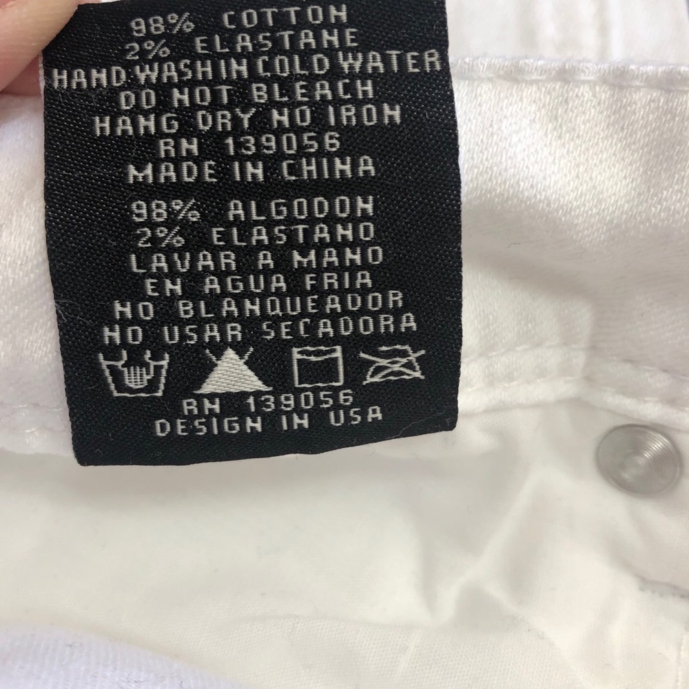 GRACE IN LA White Easy Fit Skinny Jeans - Picture 6 of 6
